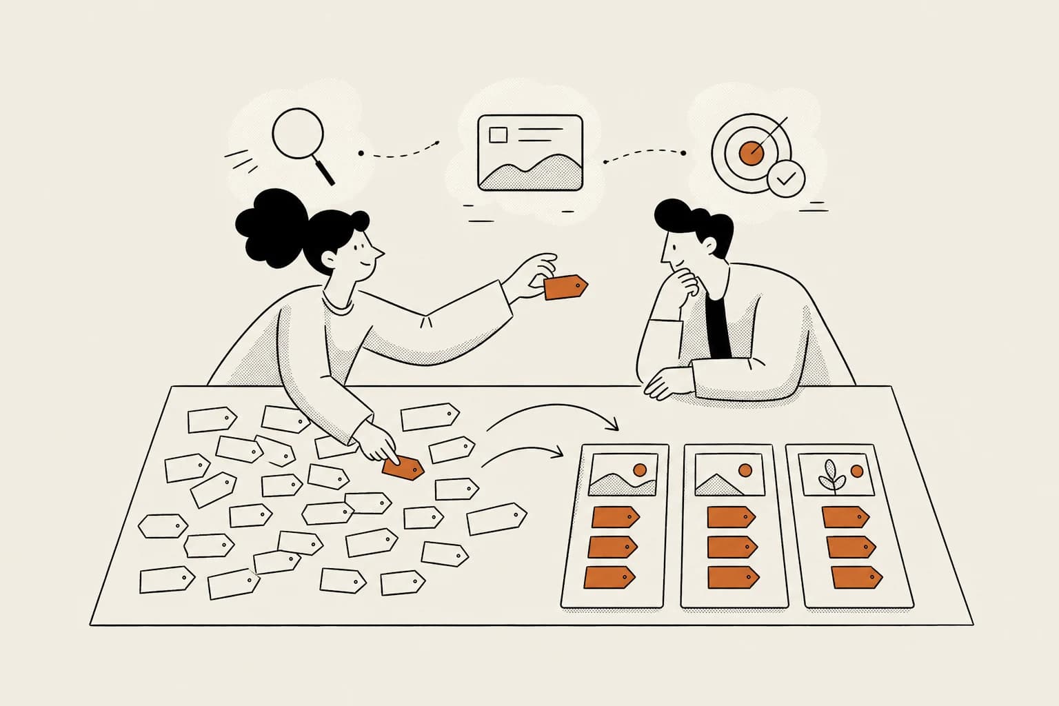 How to choose the first keywords to track, illustration